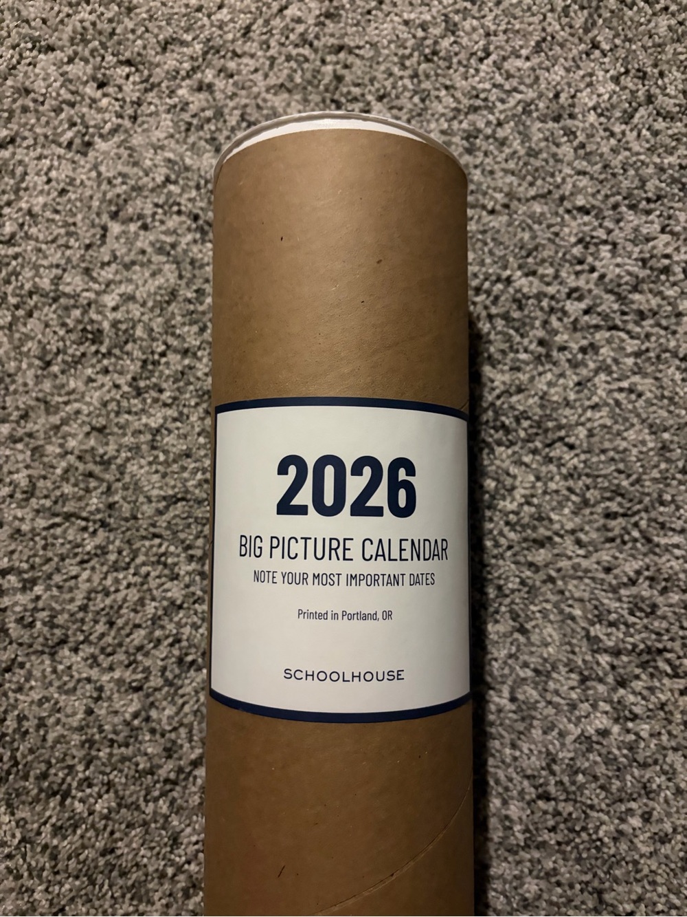 NEW Schoolhouse 2026 Big Picture Calendar - Picture 3 of 3